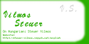 vilmos steuer business card